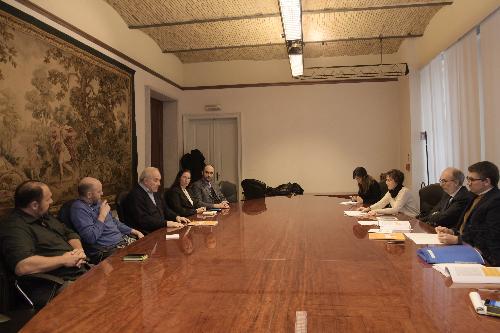 L'incontro tra il vicegovernatore Riccardi e l'assessore Roberti con i rappresentanti del Terzo settore